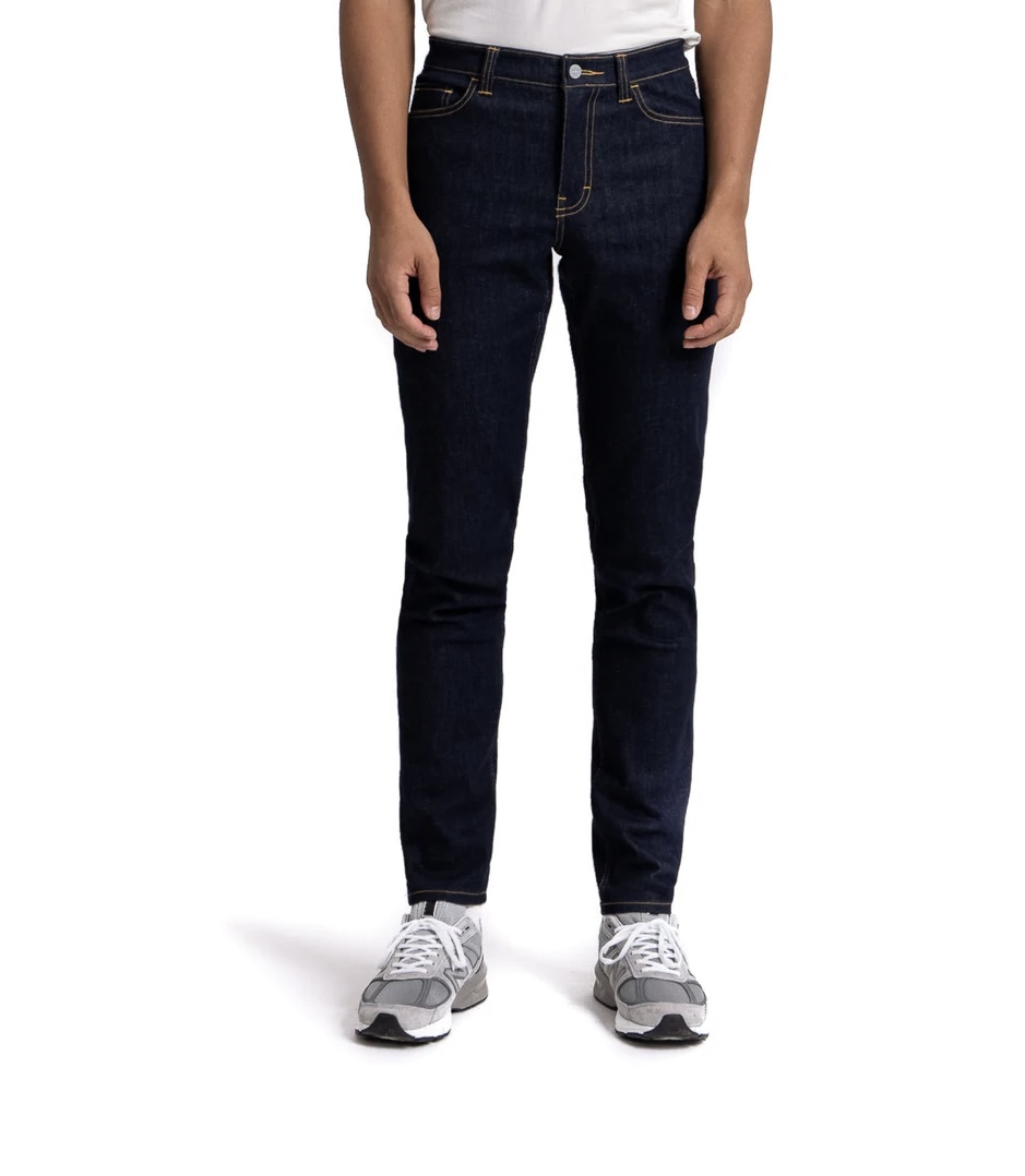 Jeans sur mesure unspun type slim