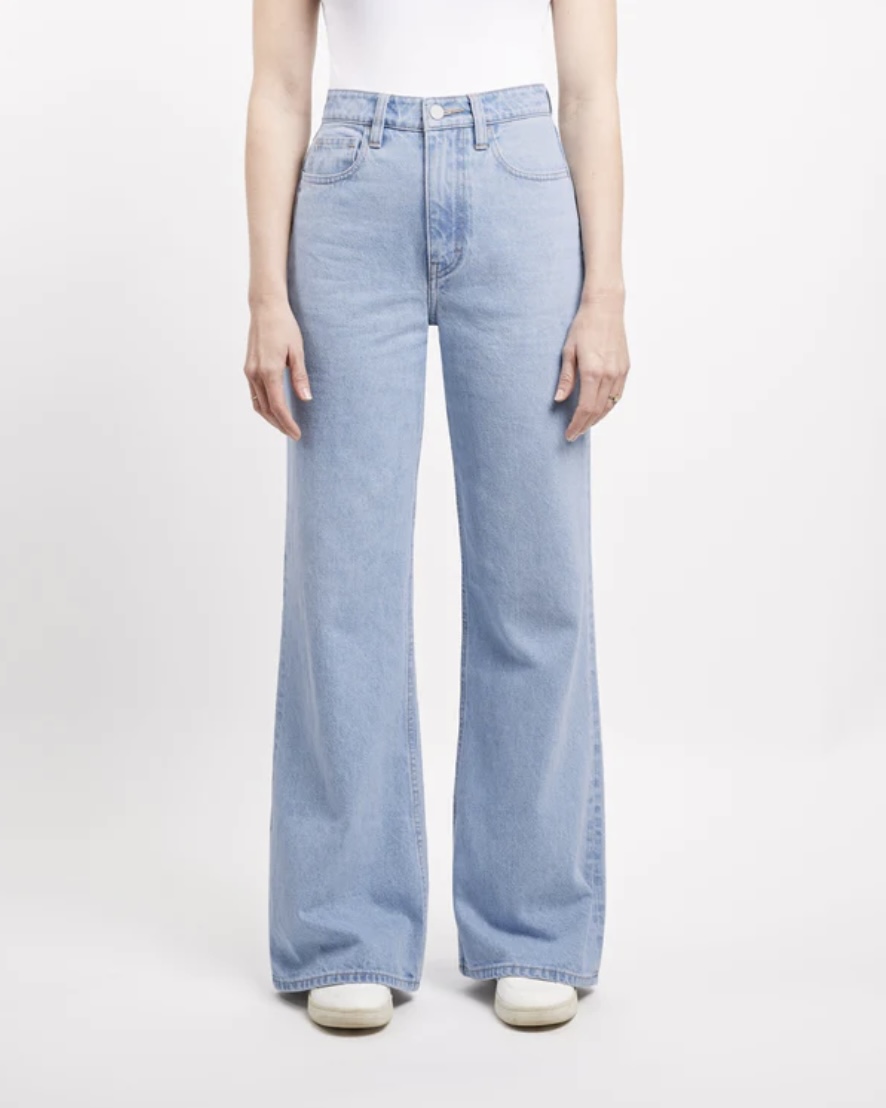 Jeans sur mesure unspun type flare
