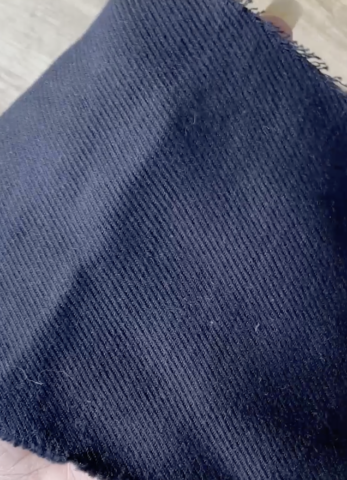Résultat après avoir rétabli le tissage du tissu